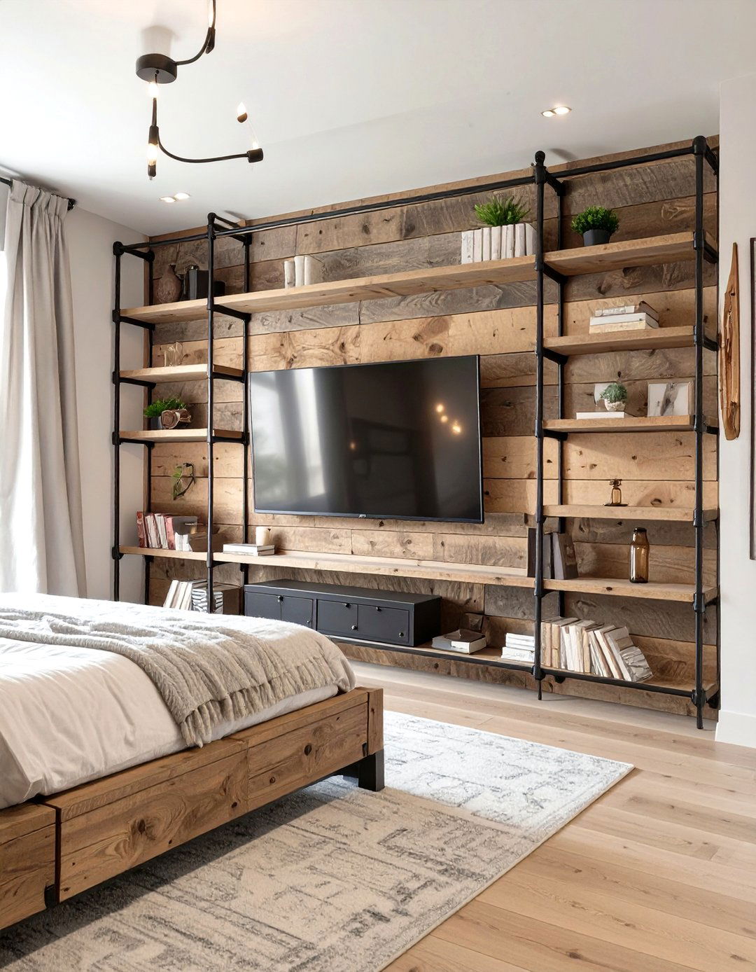 The Corner Mounted TV Bedroom Setup - 30 master bedroom tv wall ideas