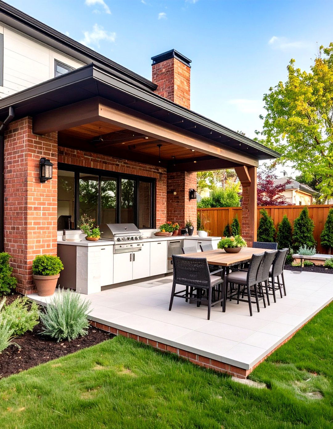 The Corner Nook Outdoor Kitchen - 30 diy outdoor kitchen ideas