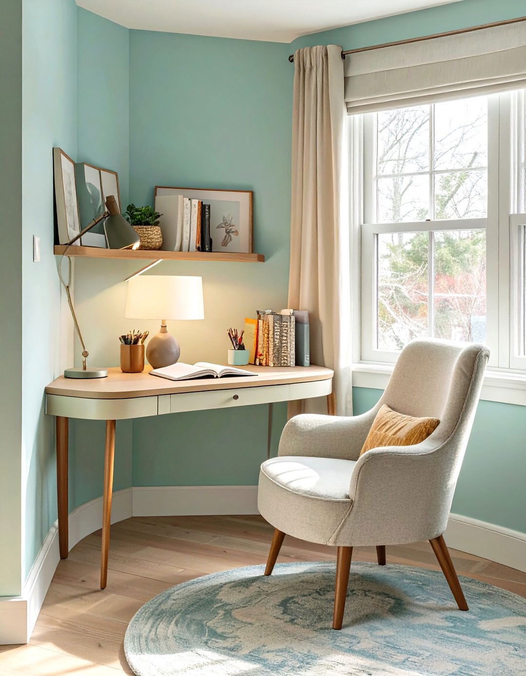 The Corner Nook Reading Desk - 30 office desk ideas