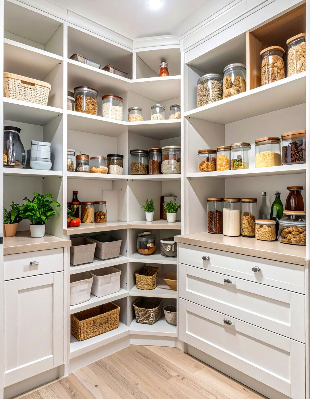 The Corner Pantry Optimization - 30 ai pantry organization ideas