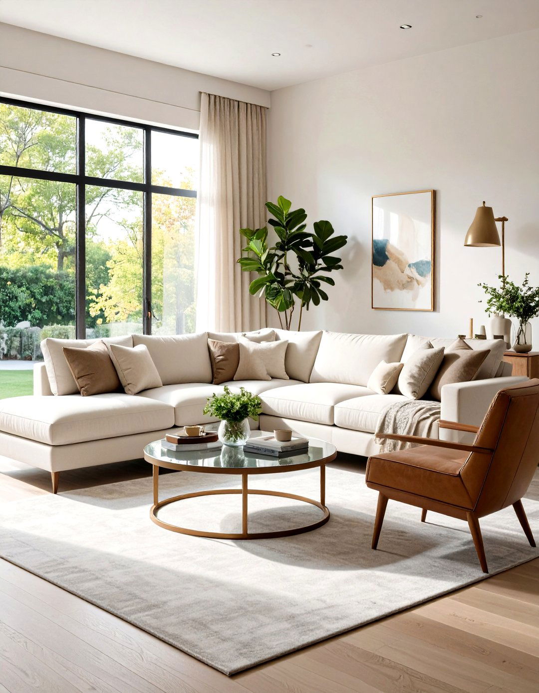 The Corner Sectional Living Room Anchor - 30 living room arrangement ideas