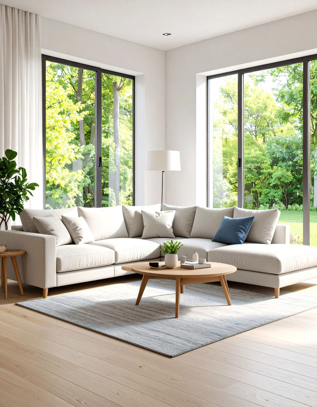 The Corner Sectional for Small Spaces - 30 living room seating ideas
