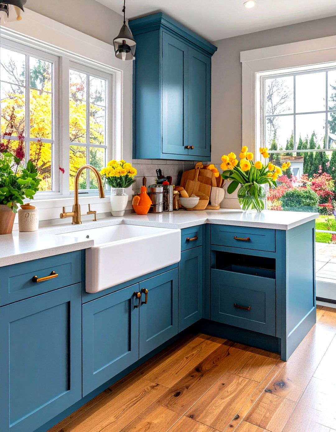 The Corner Sink Base Cabinet - 30 kitchen corner cabinet ideas