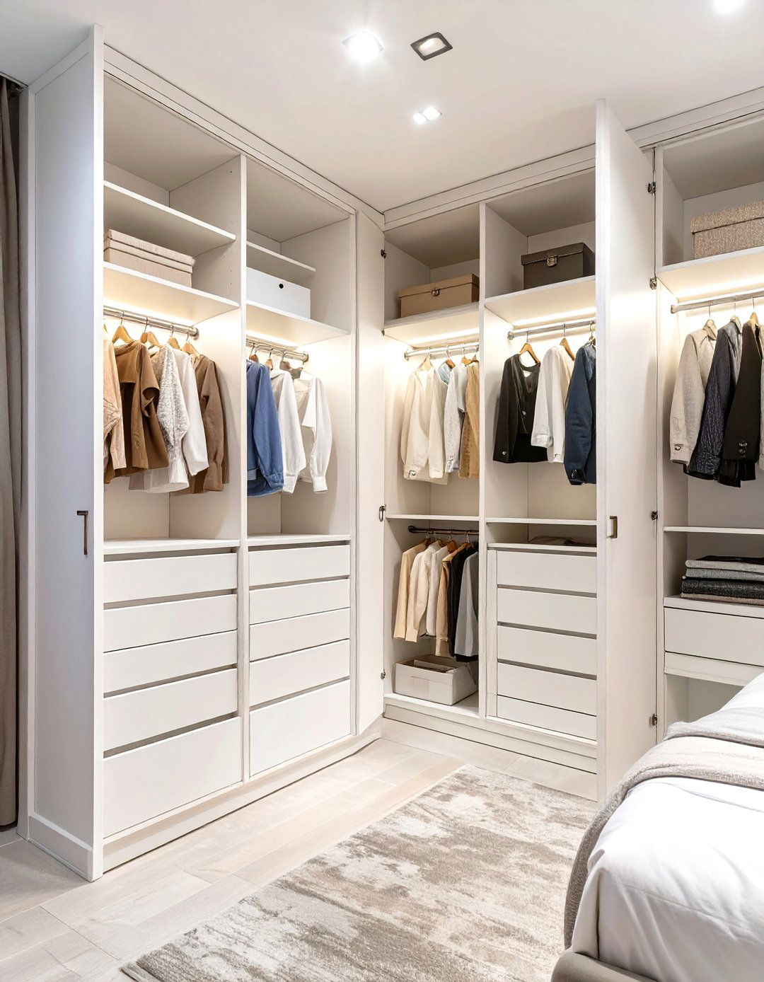 The Corner Wardrobe Solution - 30 built in wardrobe ideas