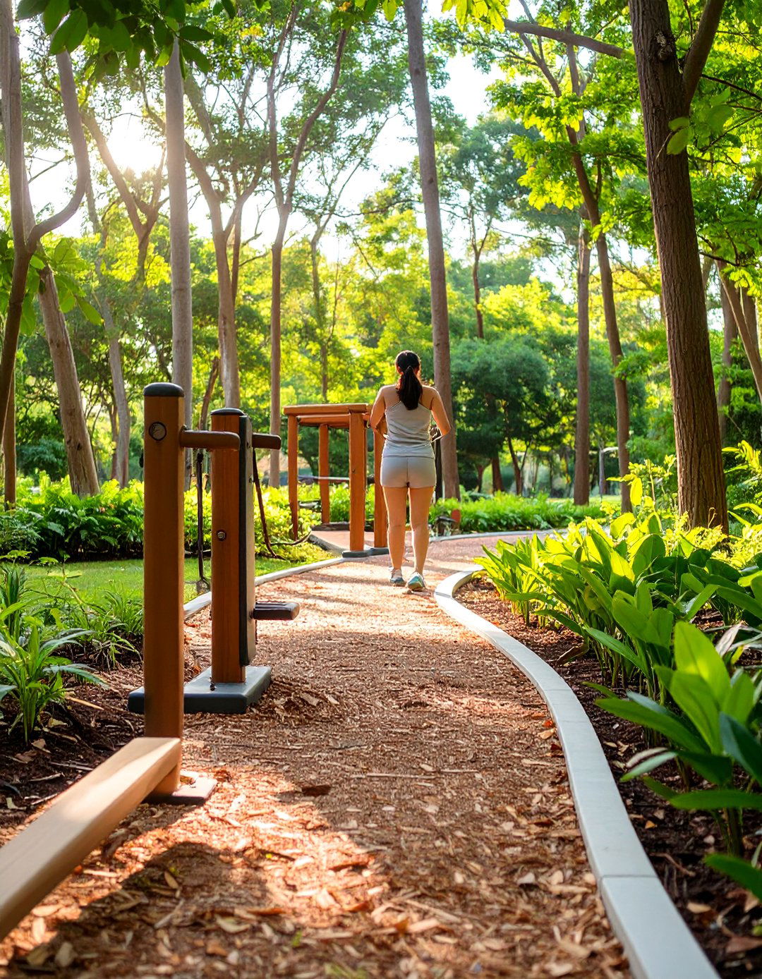 The Corporate Wellness Trail - 30 commercial landscape design ideas