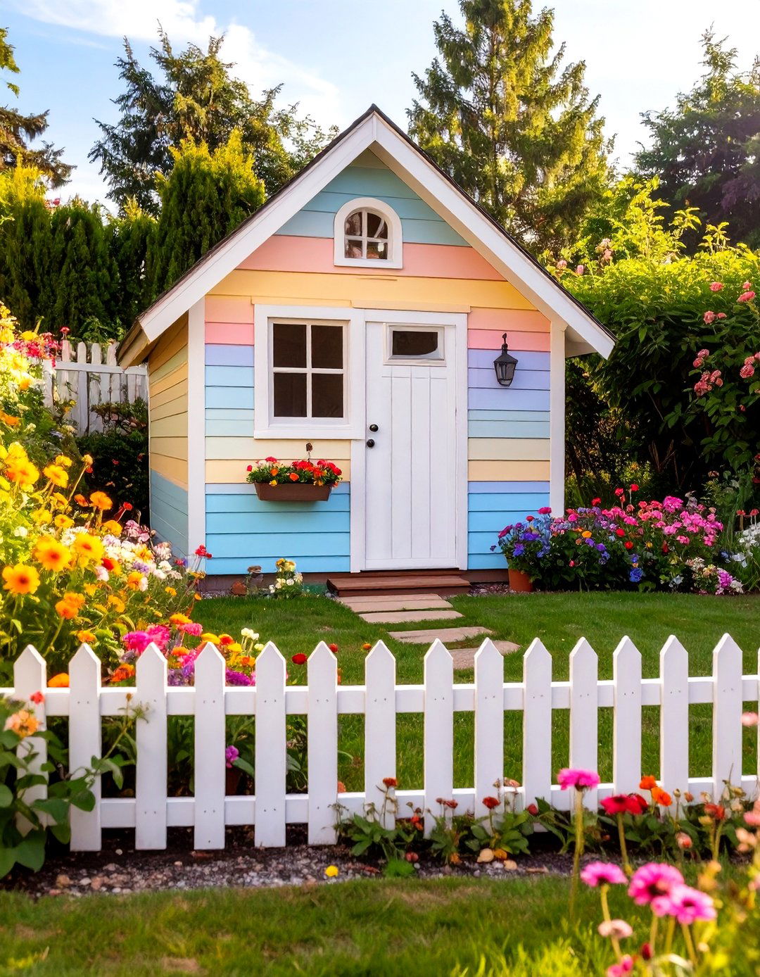 The Cottage Garden Kennel - 30 homemade outdoor dog kennel ideas