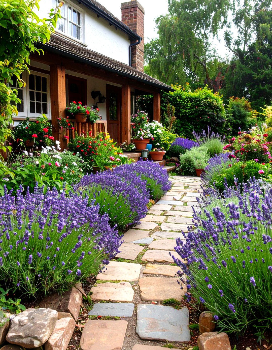 The Cottage Herb Garden Front Landscape - 30 front landscape ideas