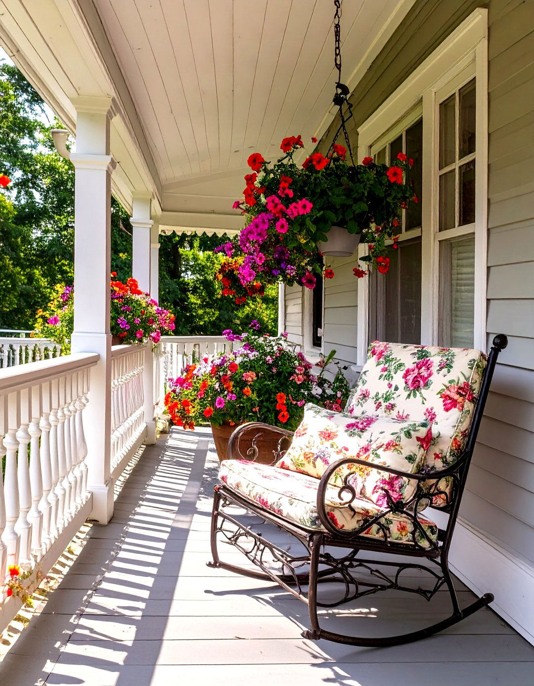 The Country Cottage Porch - 30 mobile home front porch ideas