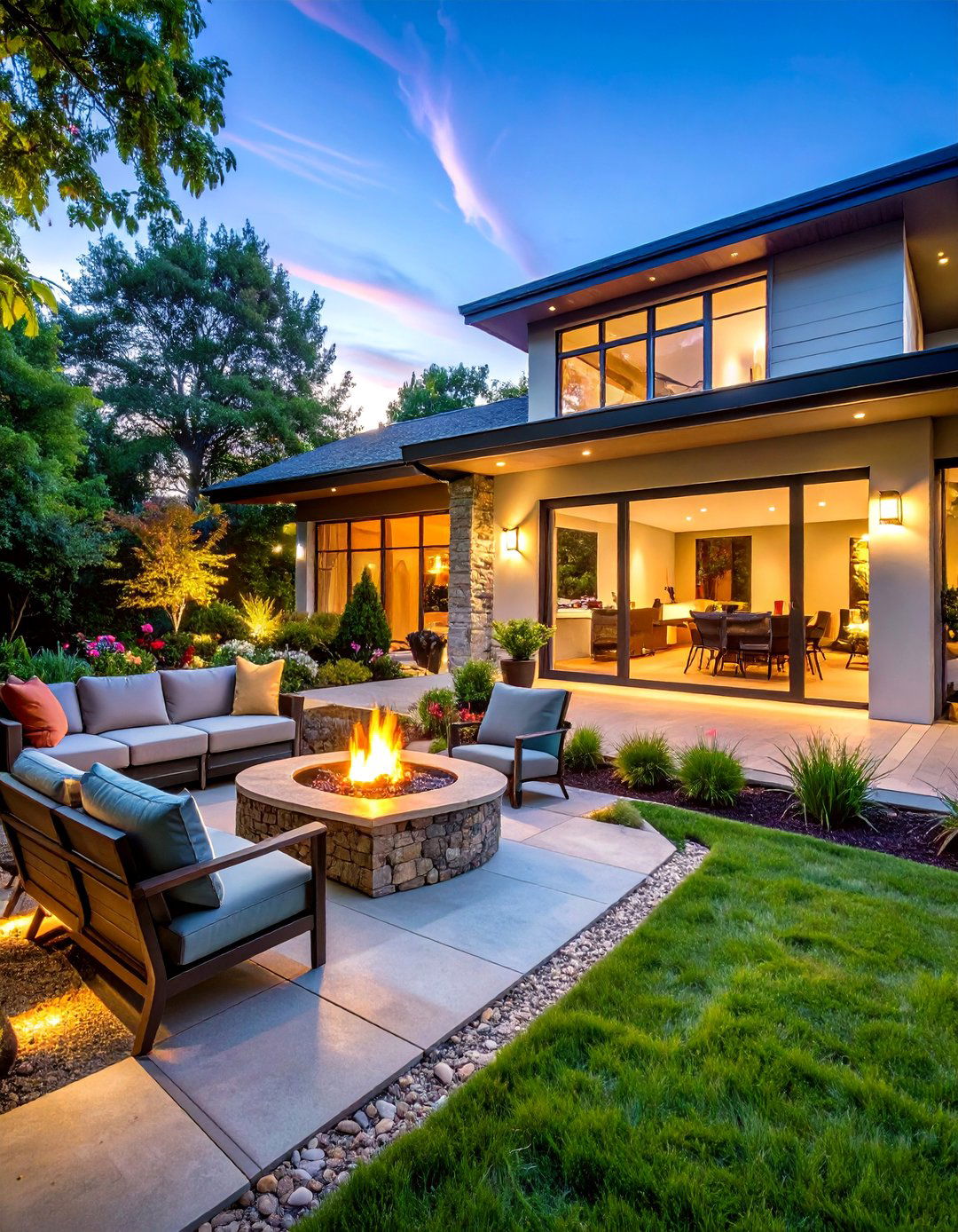 The Courtyard Focused Backyard ADU - 30 backyard adu ideas