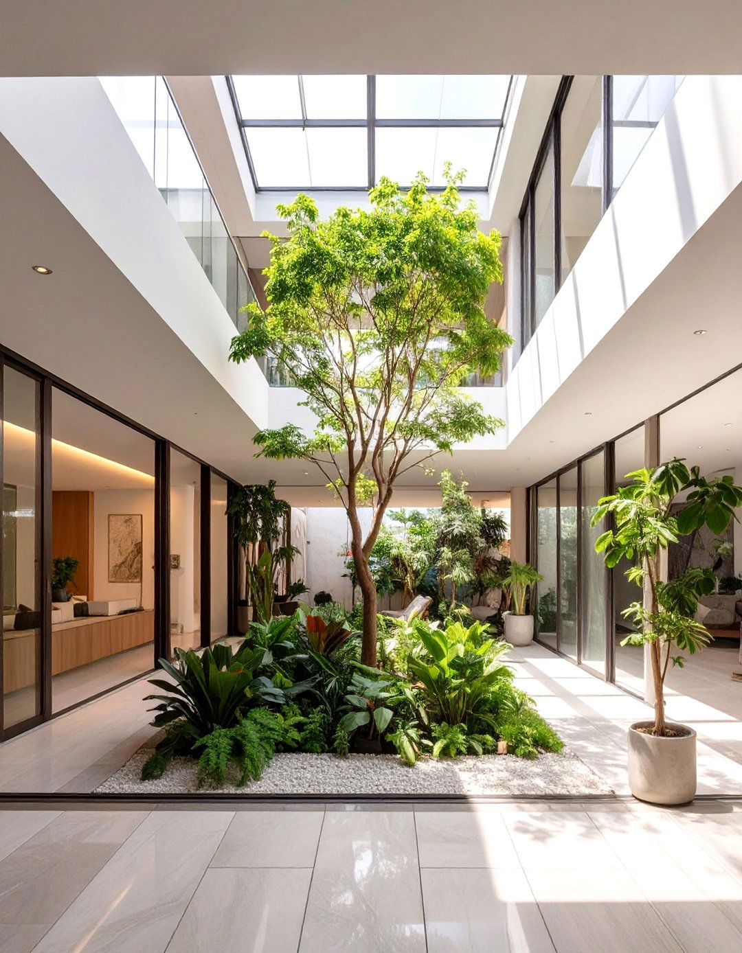 The Courtyard Garden Atrium - 30 contemporary house design ideas