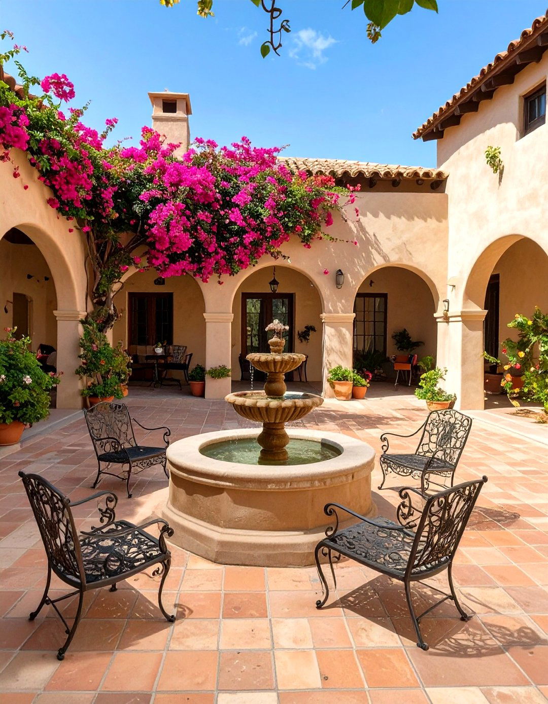 The Courtyard Hacienda - 30 arizona landscape ideas