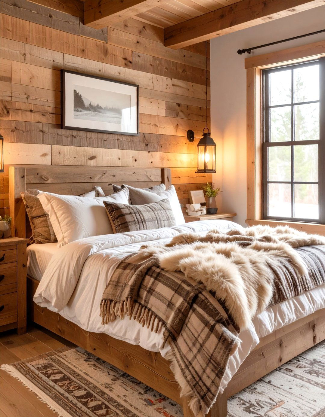 The Cozy Cabin Bedroom - 30 mens bedroom ideas on a budget