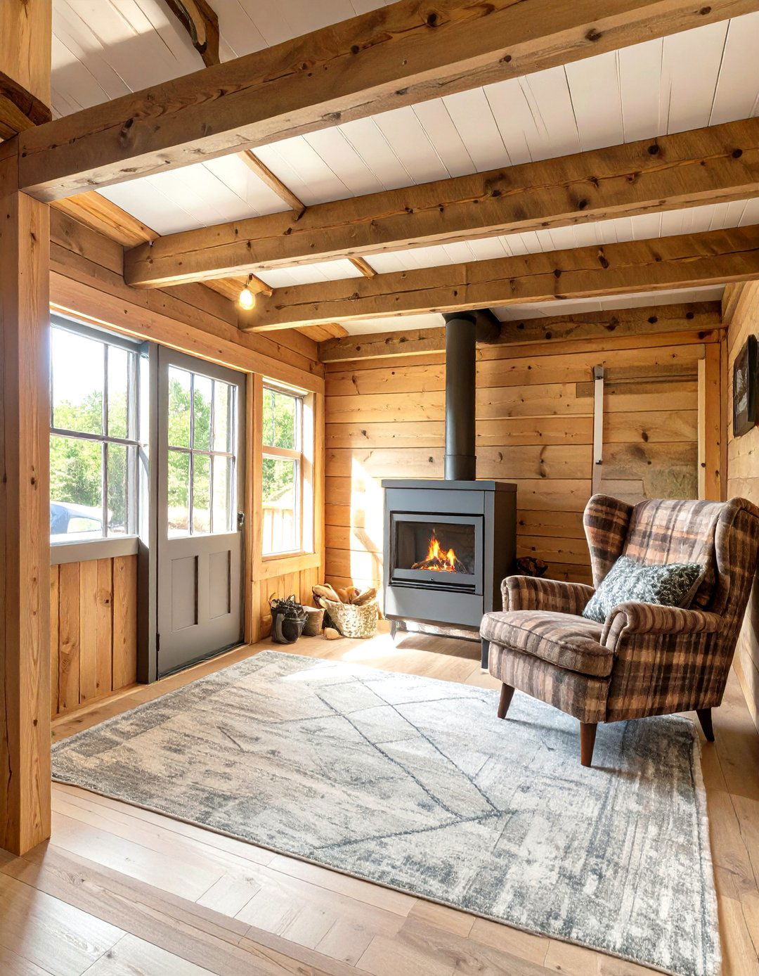 The Cozy Cabin Getaway - 30 garage apartment ideas