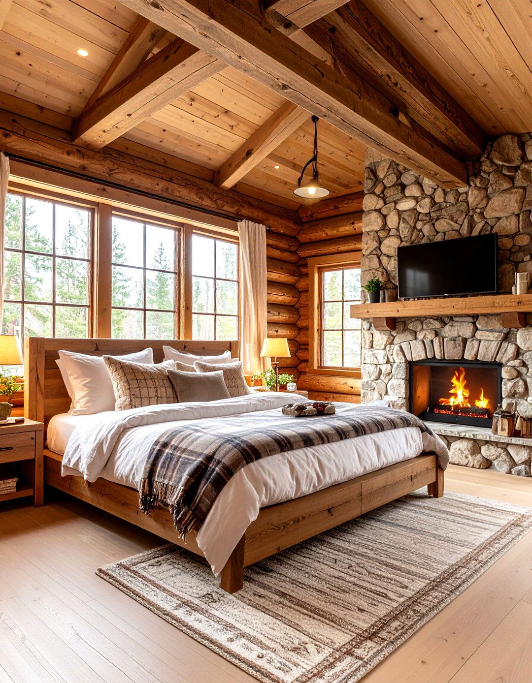 The Cozy Cabin Loft Bedroom - 30 loft bedroom ideas