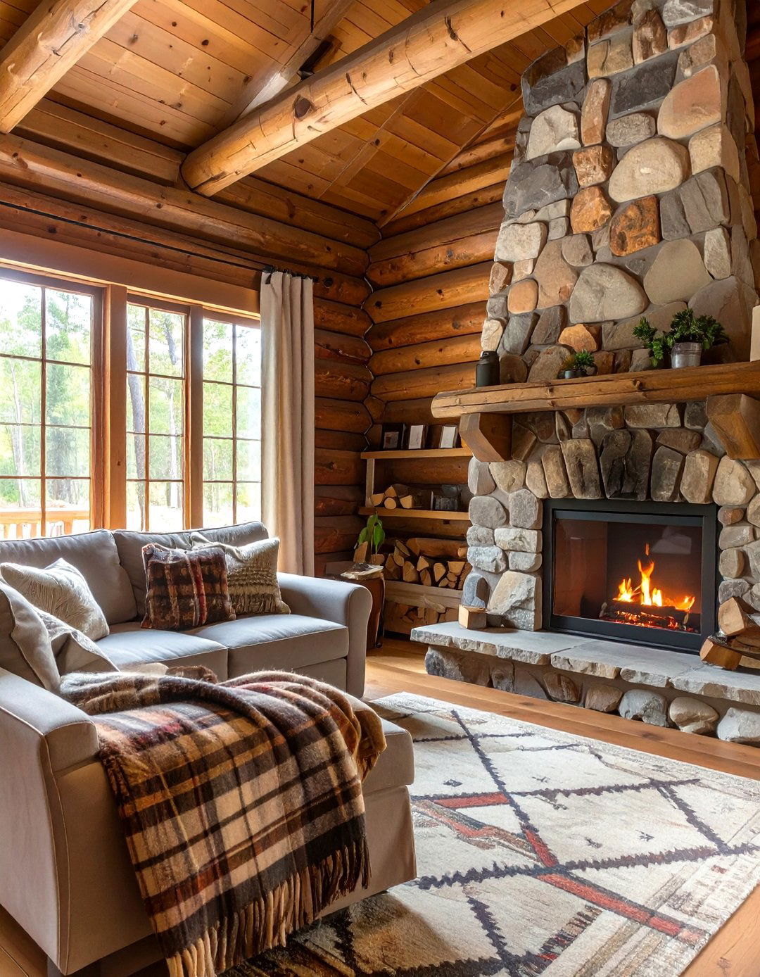 The Cozy Cabin Retreat Man Cave - 30 ai man cave design ideas