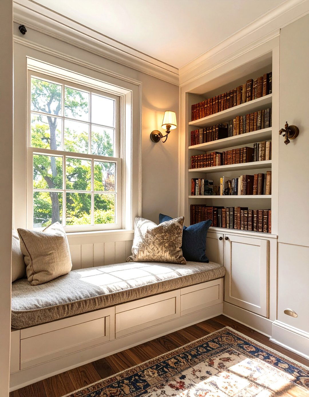 The Cozy Colonial Reading Nook - 30 american colonial interior design ideas