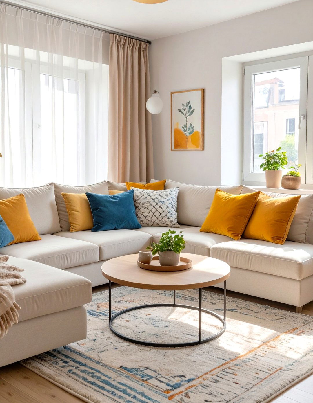 The Cozy Corner Seating Living Room - 30 cozy apartment living room ideas