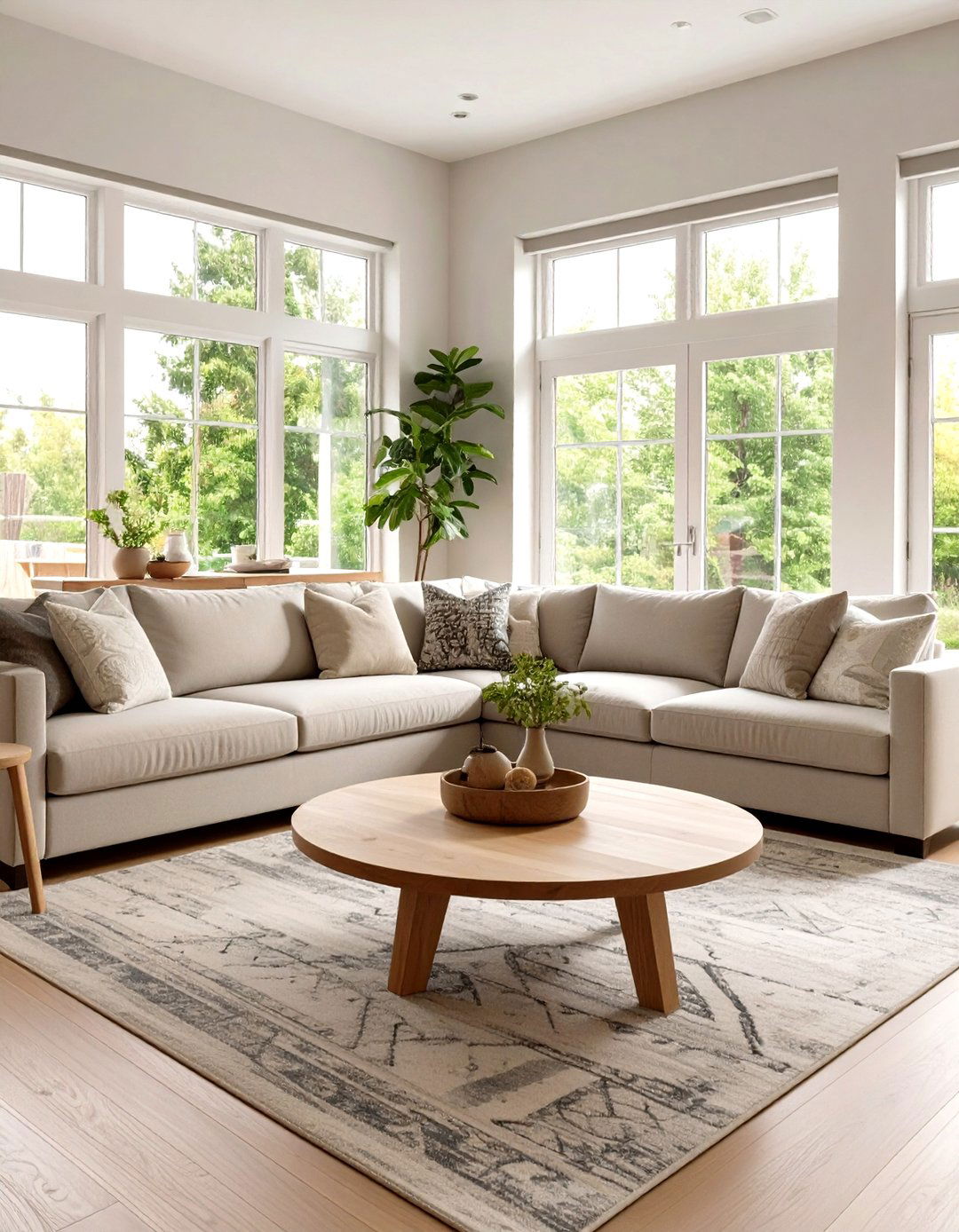 The Cozy Corner Sectional - 30 how to design a living room with large furniture ideas