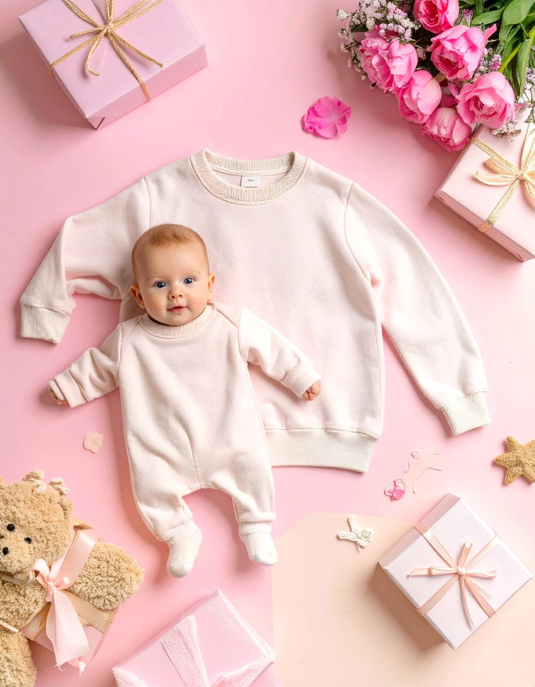 The Cozy Matching Parent and Baby Outfit Set - 30 baby shower gifts ideas