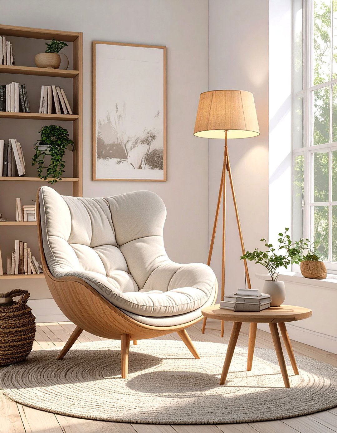 The Cozy Reading Nook - 30 midcentury modern interior design ideas