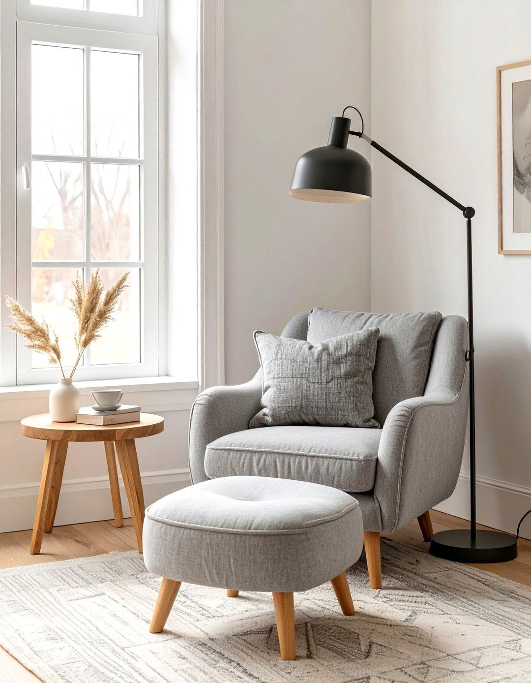 The Cozy Reading Nook - 30 modern farmhouse living room ideas