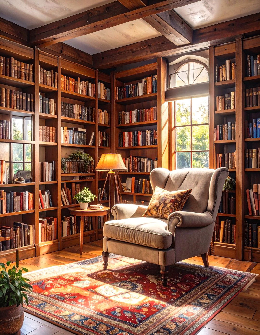 The Cozy Reading Nook Basement - 30 man cave basement ideas