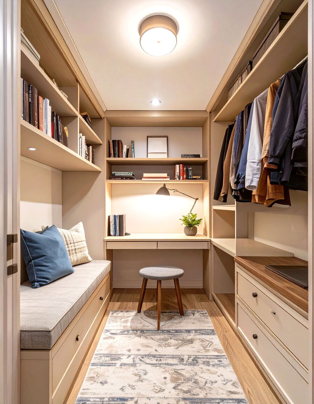 The Cozy Reading Nook Hybrid - 30 closet desk ideas