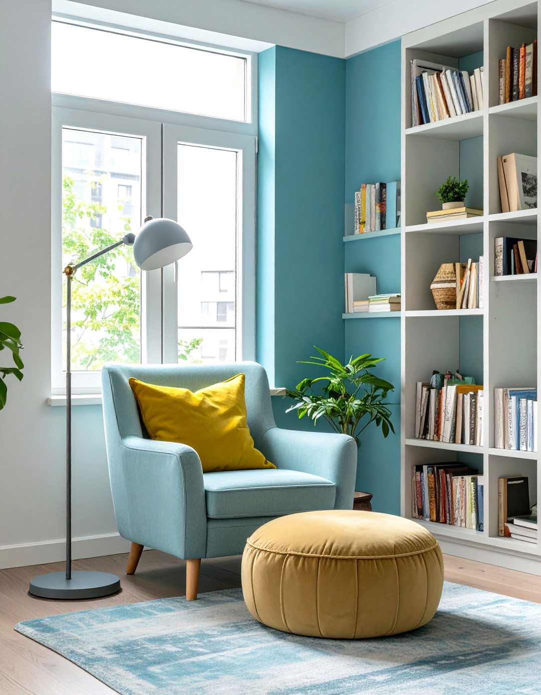 The Cozy Reading Nook Living Room - 30 cozy apartment living room ideas