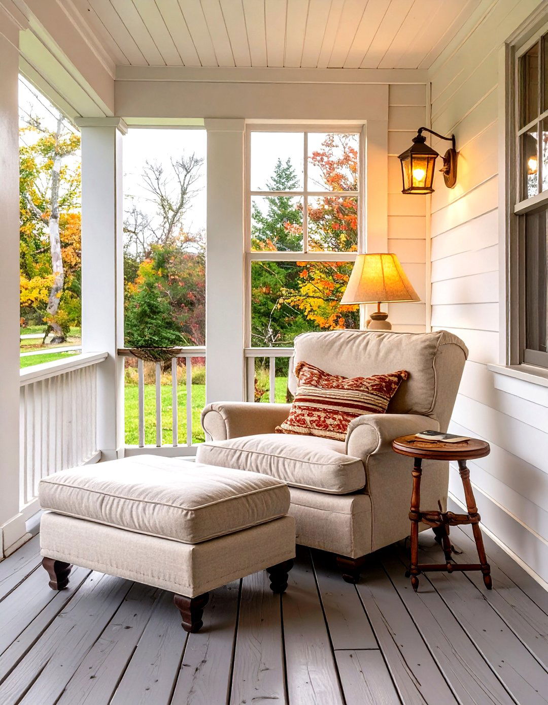 The Cozy Reading Nook Porch - 30 country farmhouse porch ideas