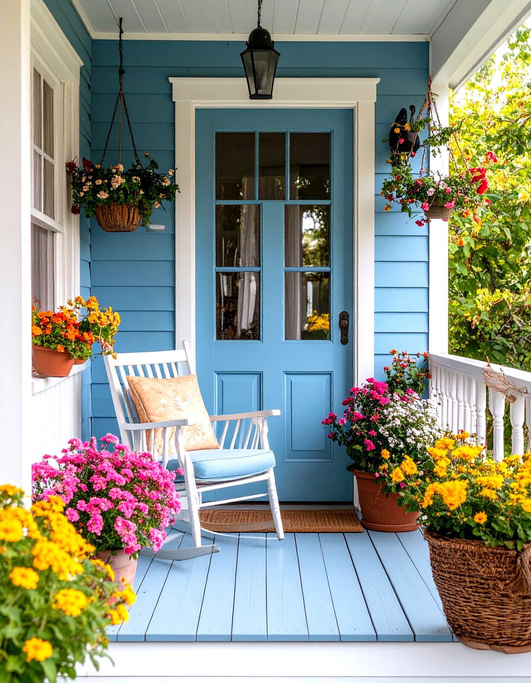 The Cozy Small Farmhouse Porch Nook - 30 farmhouse porch ideas