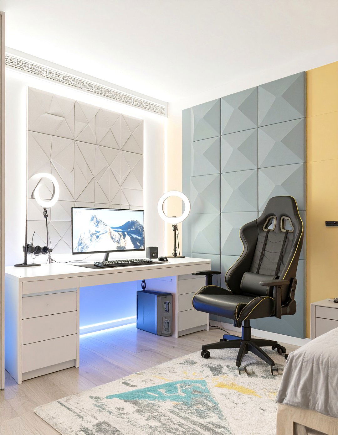 The Cozy Streamers Studio Bedroom - 30 boys gaming bedroom ideas