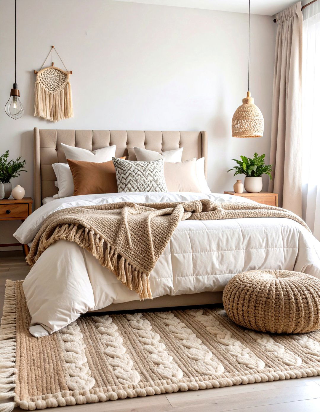 The Cozy Textiles Bedroom - 30 joanna gaines bedroom ideas