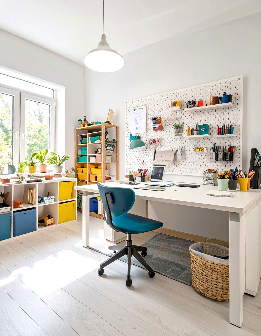 The Craft Room Combo Office - 30 office decor inspiration