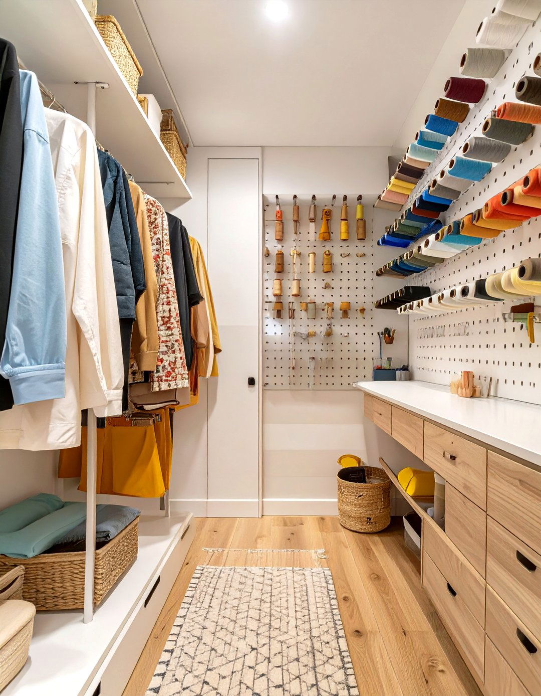 The Craft Room and Closet Hybrid - 30 closet remodel ideas