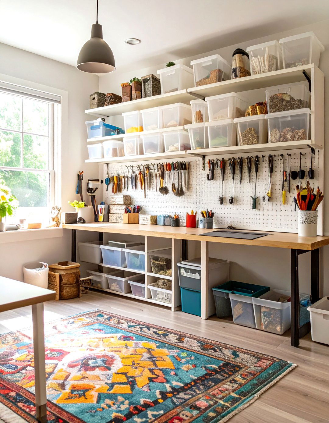 The Craft Room and Office Combo - 30 cozy office ideas