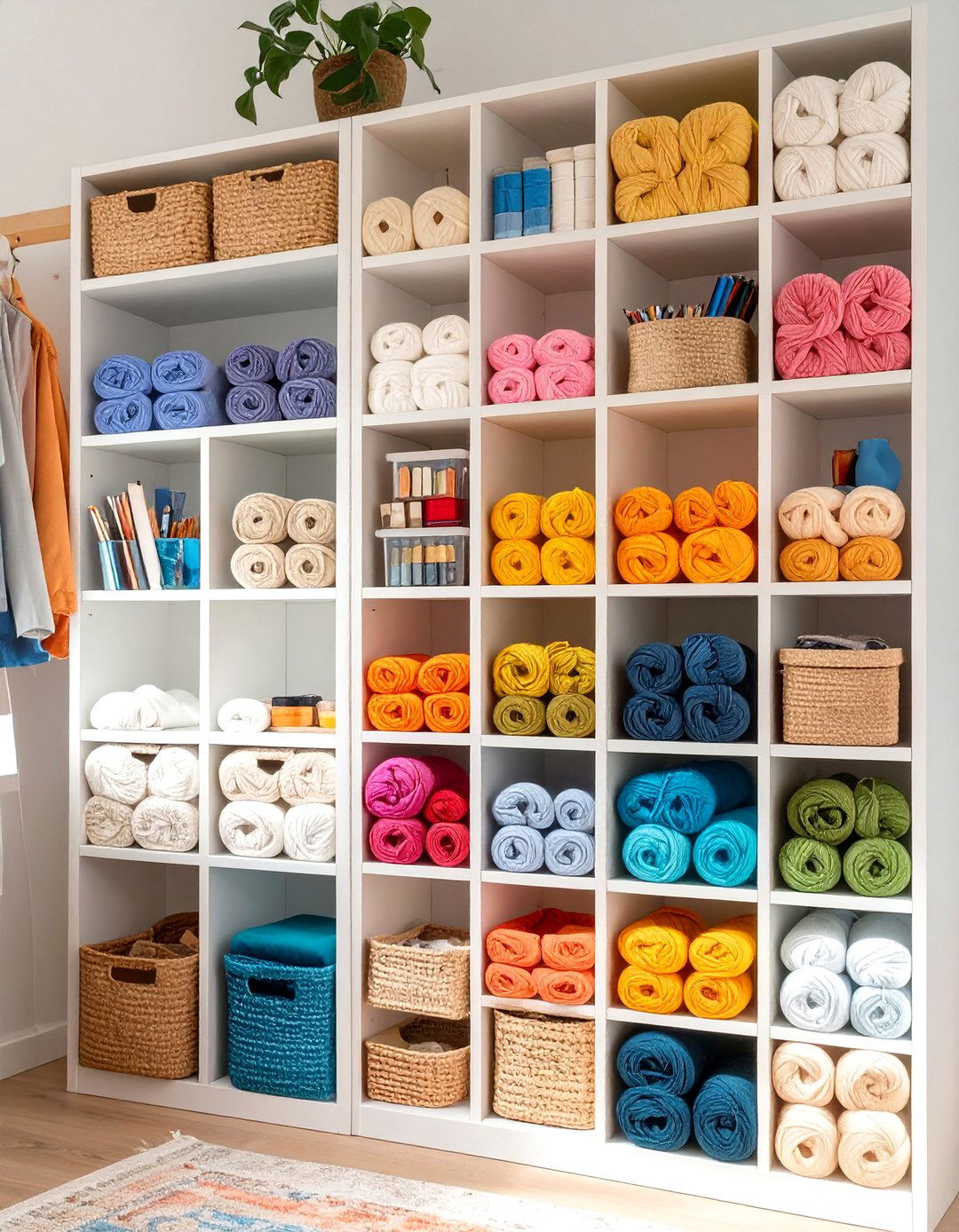 The Craft and Hobby Storage Closet - 30 ikea closet organizer ideas