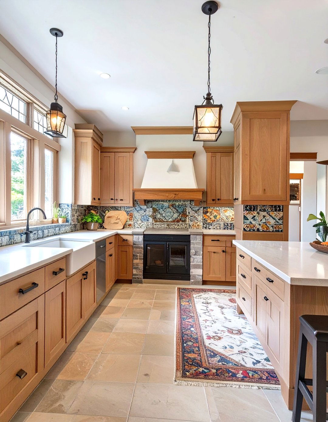 The Craftsman Style Kitchen and Living Room - 30 kitchen and living room ideas