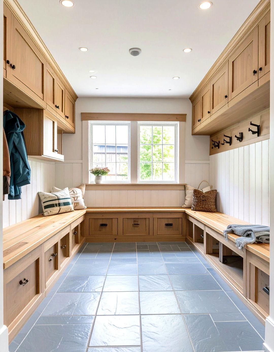 The Craftsman Style Mudroom - 30 mudroom storage ideas