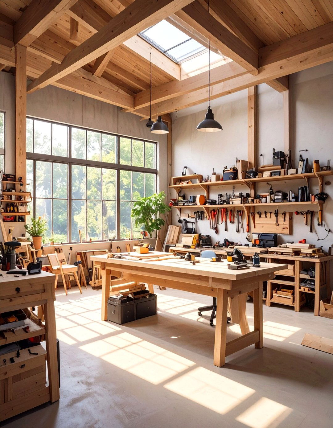 The Craftsman Woodworking Shop Man Cave - 30 man cave decor ideas