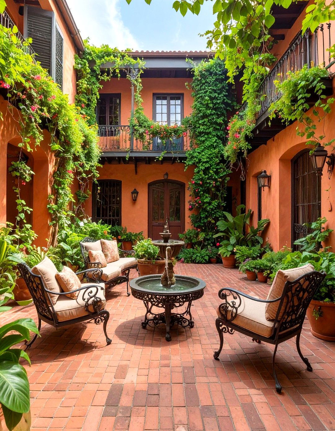 The Creole Townhouse Courtyard - 30 american home design ideas