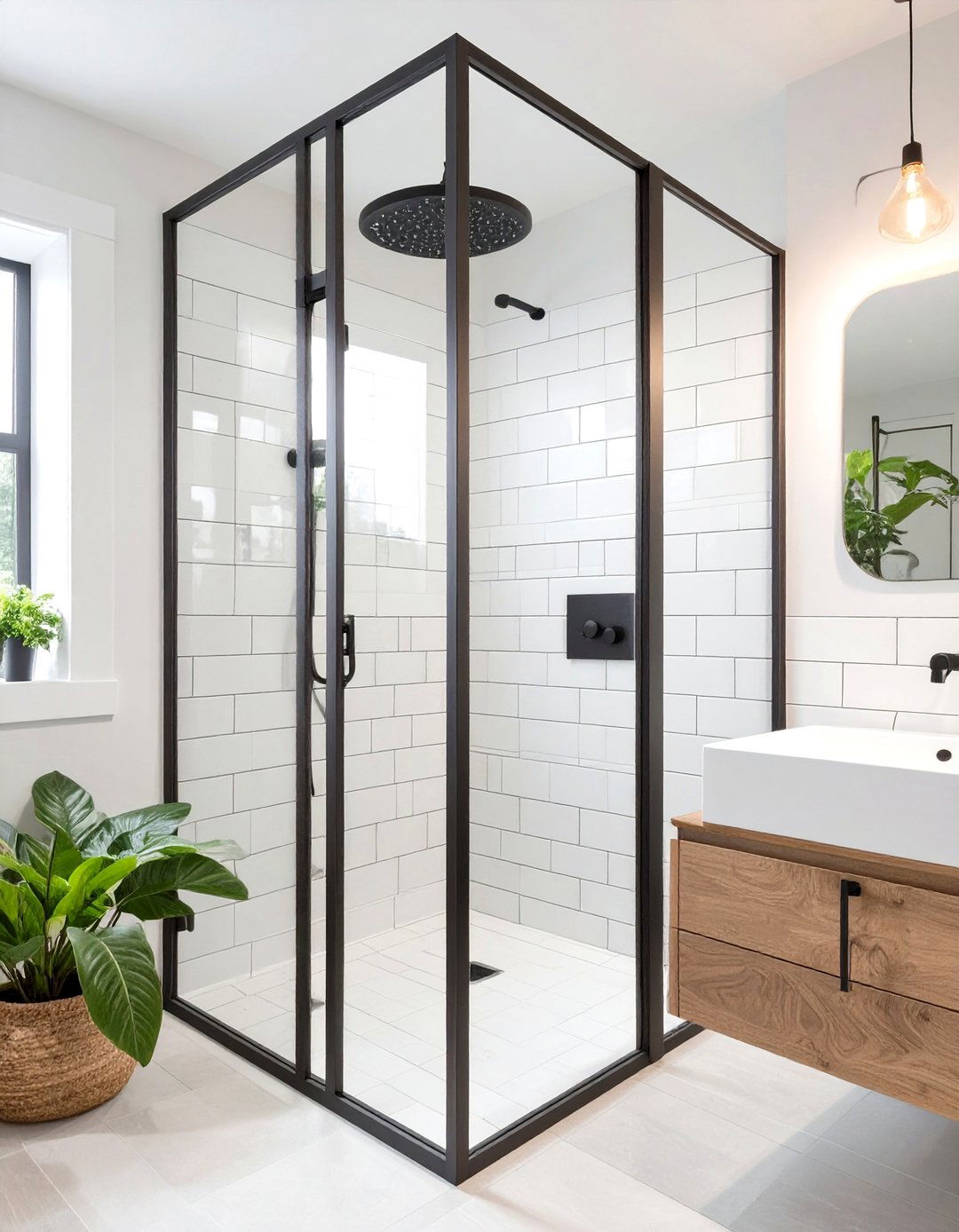 The Crittall Style Shower Screen - 30 bathroom trends
