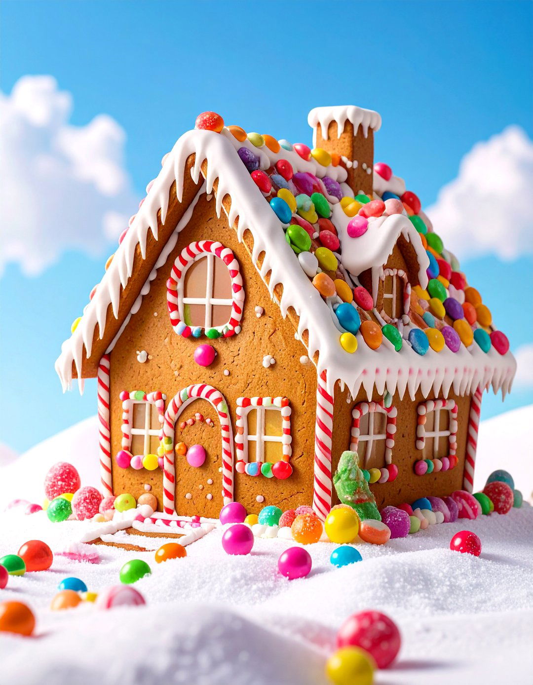 The Crooked House Gingerbread Design - 30 gingerbread house design ideas