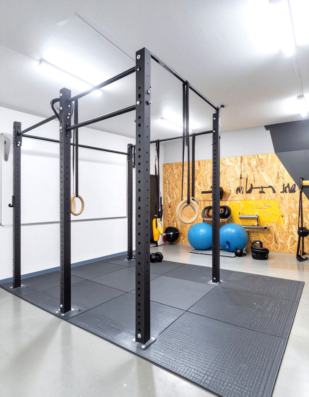 The CrossFit Box Garage Gym - 30 garage home gym ideas