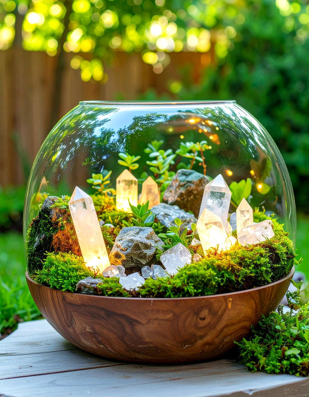 The Crystal Grotto Garden - 30 backyard fairy garden ideas