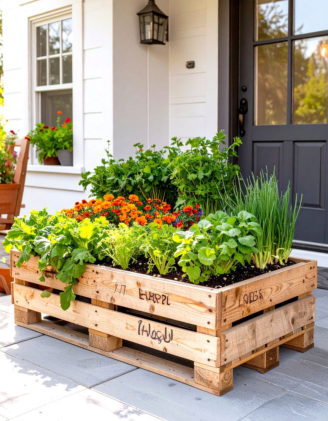 The Culinary Kitchen Pallet Garden - 30 homemade pallet garden designs