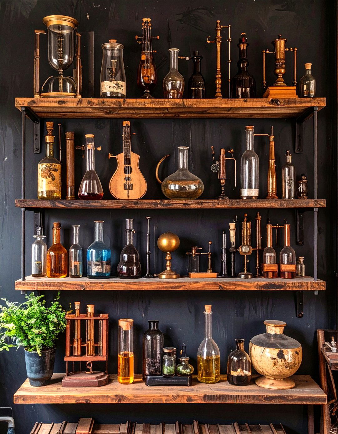 The Curated Curiosities Gothic Shelf - 30 modern gothic interior design ideas