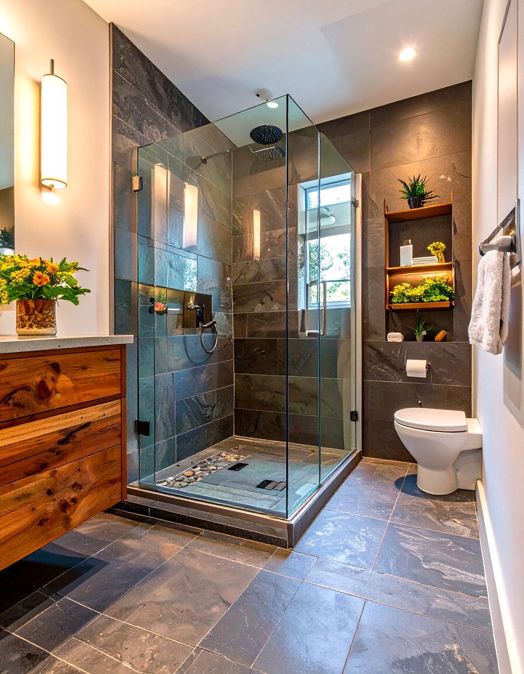 The Curbless Walk In Shower Bathroom - 30 master bathroom remodel ideas
