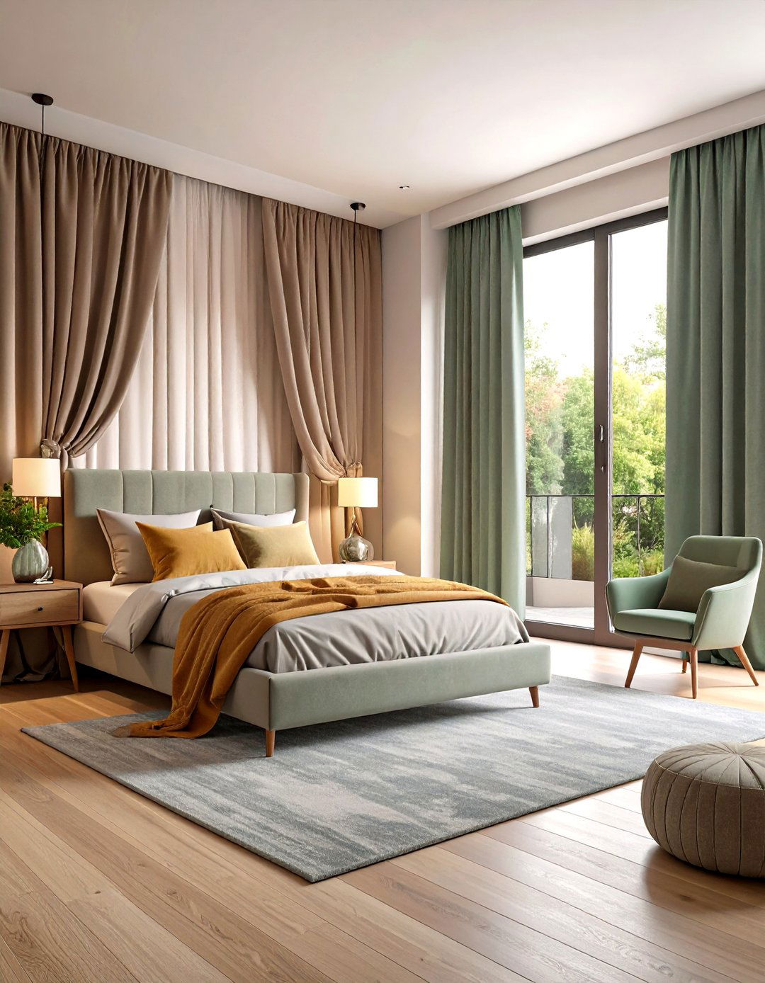 The Curtain Divided Cozy Nook - 30 living room bedroom ideas
