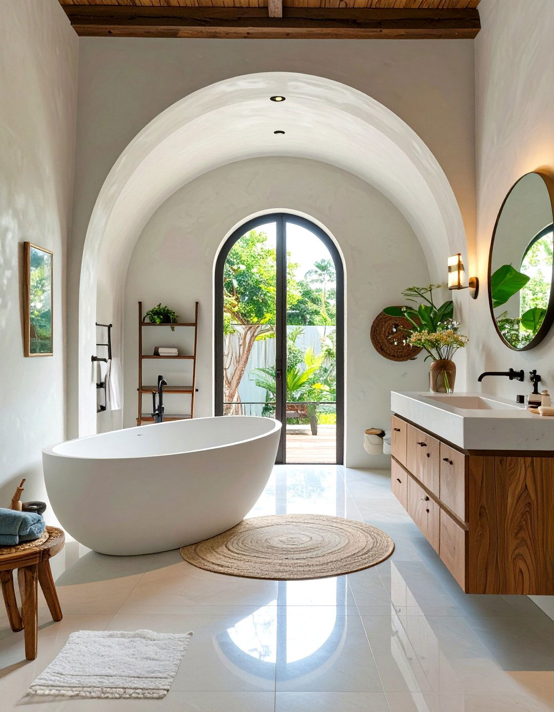 The Curved Bathroom Silhouette - 30 bathroom trends