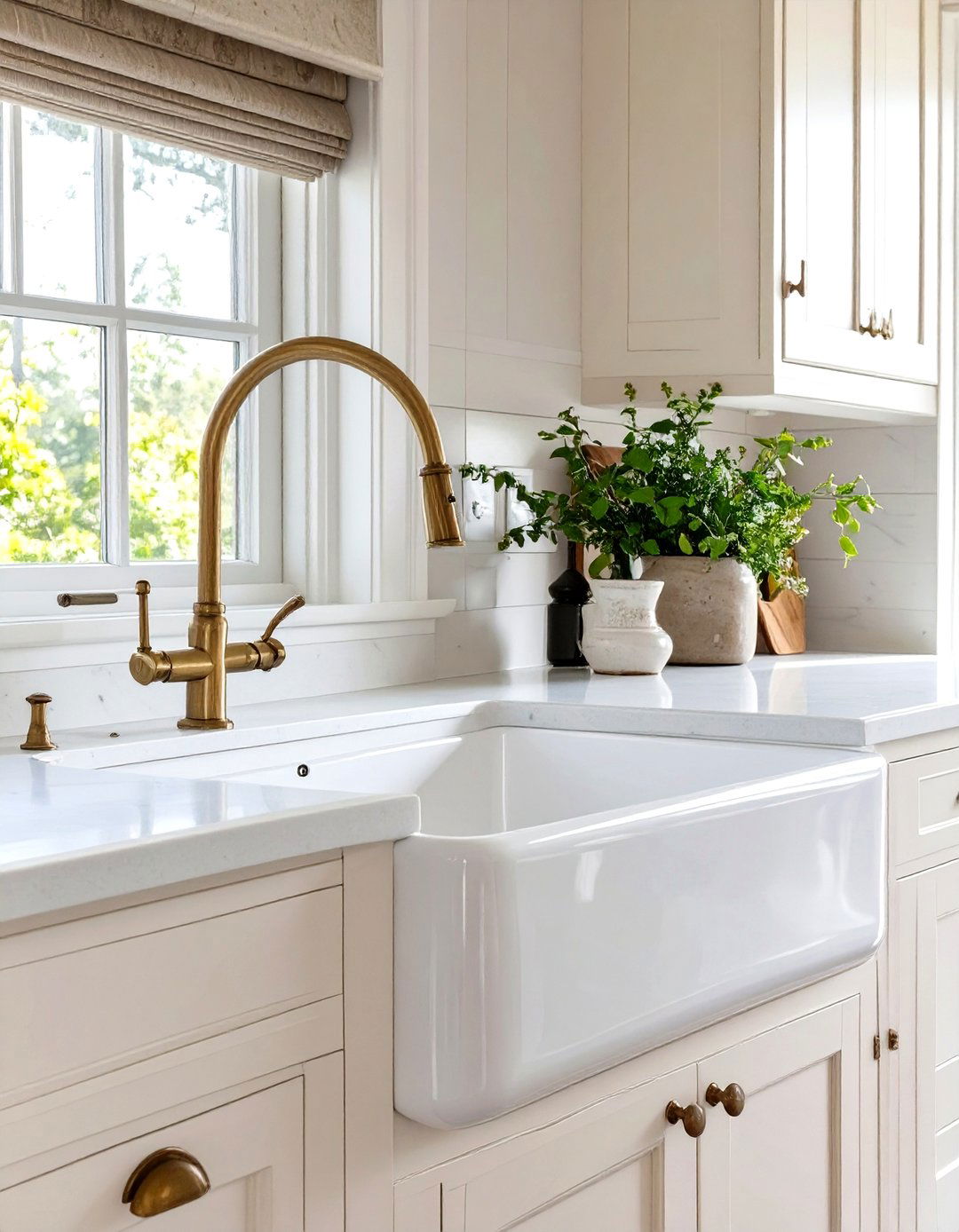 The Curved Front Apron Kitchen Sink - 30 modern kitchen sink design ideas